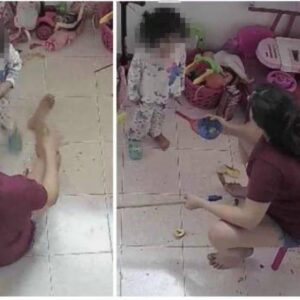 #¡Indignante! Mujer fue grabada mientras maltrataba a una niña de cuatro años en Colombia (+Video)