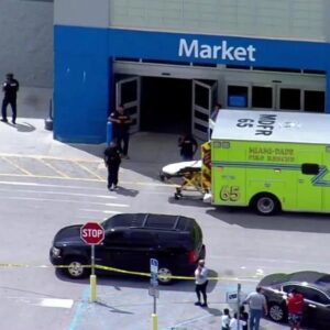 UN MUERTO y un grave herido resultado de un tiroteo en Walmart de Florida City