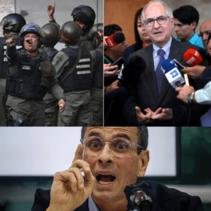 ARDE LA OPOSICIÓN: Capriles encara a Ledezma y le dice «la solución de Venezuela no es militar»
