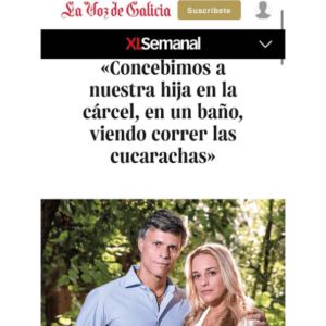 Es #TENDENCIA INTIMIDAD entre Lilian Tintori y Leopoldo López al PROMOCIONAR LIBRO