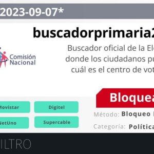 ONGS señalan que el buscador de Centros de  Votación fue bloqueado en Venezuela y otros usuarios desmientes: Vea Opine
