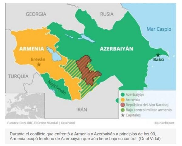 Conflicto entre Armenia y Azerbaiyán por Nagorno-Karabaj 