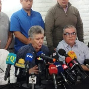 «Resultados son transparentes» afirma Henry Ramos Allup a nombre de AD abandonando postura del hasta ayer candidato Prosperí