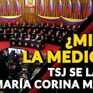 #PRIMARIAS TSJ declara «improponible» revisión de la situación de María Corina Machado