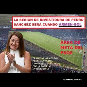 Francine espera a que Sánchez y sus socios «Armen-Gol»