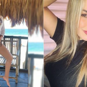 Las fotos en malla negra de ROXANA DÍAZ que hicieron temblar las redes vea y opine