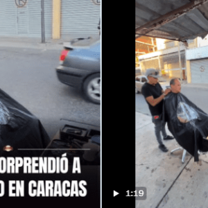 #SORPRESA Una bien grata, ofreció el ex grandes ligas Omar Vizquel durante su llegada a Caracas