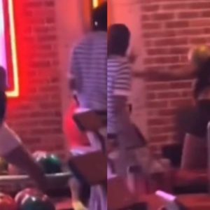 #TERRIBLE El incidente producido en un local de Brickell: Mujer lanza bola de boliche contra otra vea vídeo