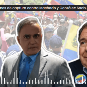 Afirma Fiscal Tarek William Saab a Caracol Radio: «No existen órdenes de captura contra María Corina Machado y Edmundo González»