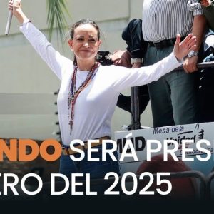 ANUNCIA María Corina Machado que Edmundo González jurará como presidente en enero de 2025