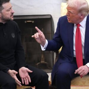 Quizá el malestar de Trump, aumento por no usar traje  Zelensky
