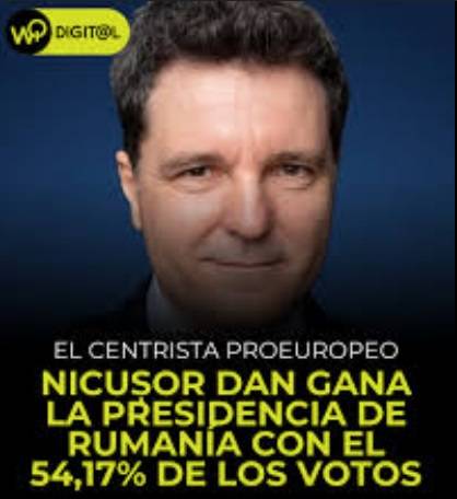 18-05-2025. Rumania. Nicusor Dan presidente