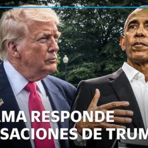 Responde Obama a Trump y califica de ridícula la afirmación donde lo acusa de injerencia electoral