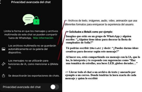MIEDO A LA INTELIGENCIA ARTIFICIAL. Privacidad Avanzada en WhatsApp