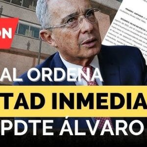 URGENTE #ULTIMAHORA fallo de tutela ordena libertad inmediata del expresidente Álvaro Uribe Vélez