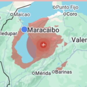 Alcaldia de Maracaibo en la calle atendiendo llamados por fuerte temblor