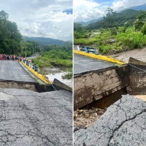 #Onda tropical 48 dejó graves daños en casas, puentes y alcantarillas de Venezuela
