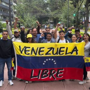 Venezolanos en México celebran Premio Nóbel de María Corina Machado
