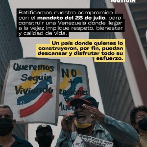 Primero Justicia denuncia: La pobreza obliga a abuelos a volver a las calles; pensión de Bs. 130 equivale a $0,55 y devora su dignidad