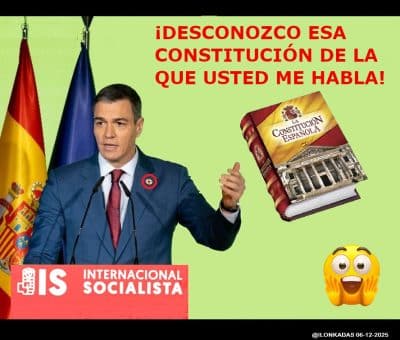 El Sanchismo es ¡Viva la Pepa!