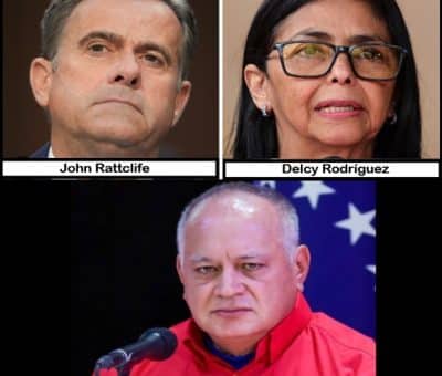 El director de la CIA se reunió en Caracas con Delcy Rodríguez y Diosdado Cabello