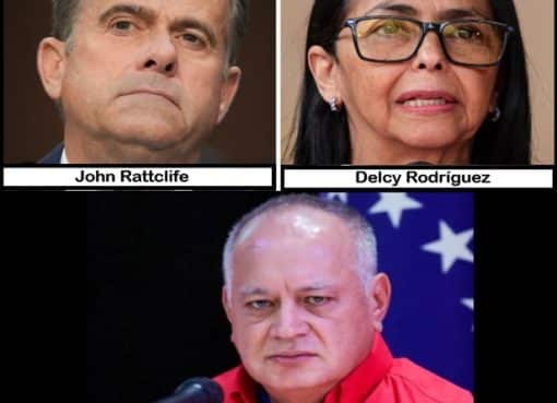 El director de la CIA se reunió en Caracas con Delcy Rodríguez y Diosdado Cabello