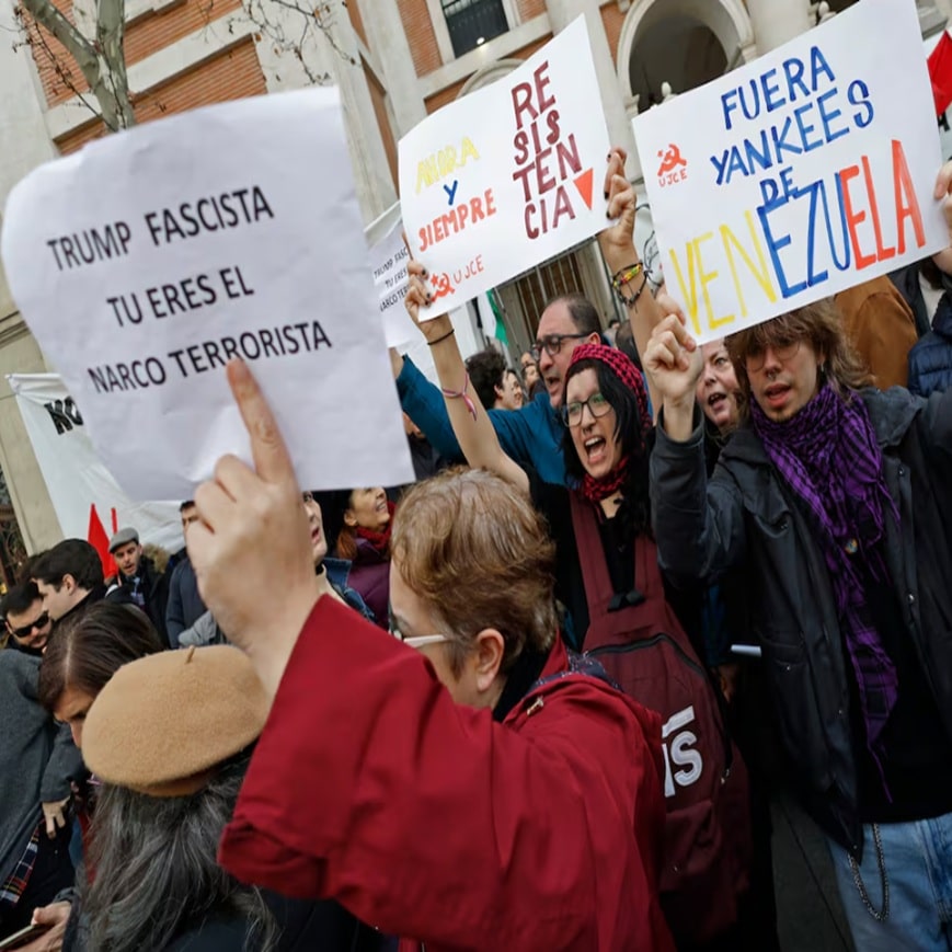 Sólo el 13.6% de los españoles considera que Trump actuó correctamente al intervenir en Venezuela