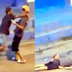 ¡VENEZOLANO ES ARRESTADO EN PARAGUAY! Por propinarle una sonora golpiza a un chileno en plena vía pública, Fuertes imágenes  (+Video)