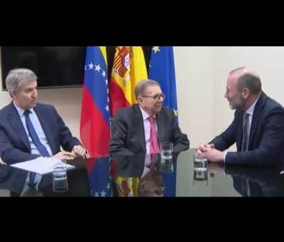 España. Feijóo y Weber se reúnen con Edmundo González para darle su apoyo frente al “chavismo”