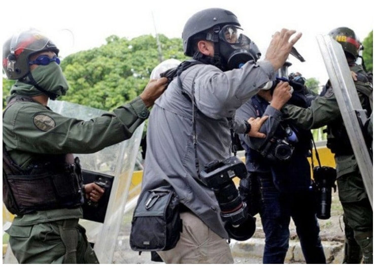 SNTP publica lista de los 24 periodistas detenidos en Venezuela