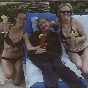 Stephen Hawking con dos mujeres en bikini: Archivos de Jeffrey Epstein