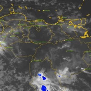 Inameh reporta lluvias leves y nubosidad dispersa para este 20-Feb