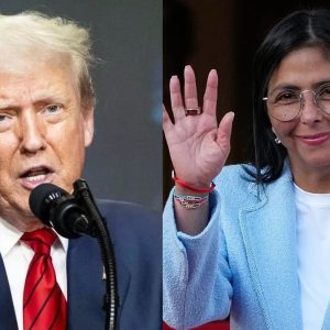 Trump sobre respaldo de Delcy a Maduro tras su arresto: «Políticamente tiene que decir eso»