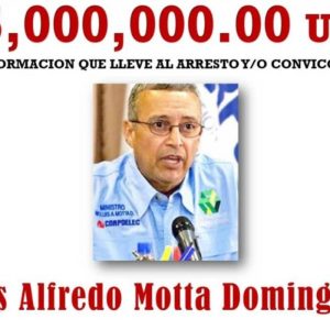Luis Motta Domínguez: el general que recicló Delcy Rodríguez, y por el que EEUU ofrece 5 millones de dólares
