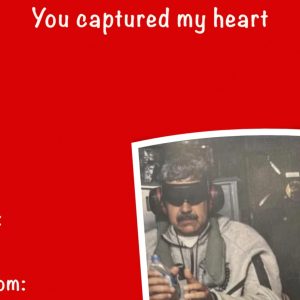 La Casa Blanca publica tarjetas satíricas con referencia a Maduro: «Capturaste mi corazón»