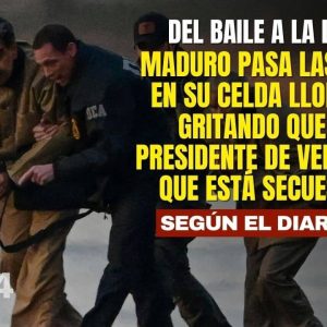 Del baile a la locura: Según el diario ABC, Maduro pasa las noches en su celda gritando que es el presidente de Venezuela y que está secuestrado (+Video)