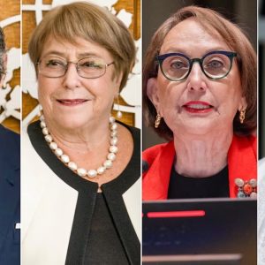 Quiénes son los candidatos que compiten contra Michelle Bachelet por la secretaría general de la ONU