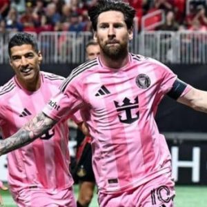 Messi marca un doblete en la goleada del Inter a Cincinnati