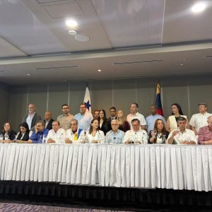MCM y la PUD presentan en Panamá el “Manifiesto por la Transición Democrática”