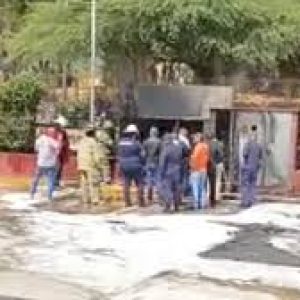 Explosión e incendio generó alarma el en centro de Maracaibo y un producto innovador fue puesto a prueba