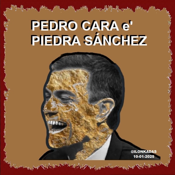 ¿Qué más tiene que pasar para que Pedro Sánchez convoque elecciones generales? PEDRO CARA e' PIEDRA SÁNCHEZ