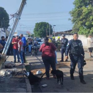 MUNICIPIO MARACAIBO | Muere conductor en Maracaibo tras sufrir un infarto luego de chocar contra un poste