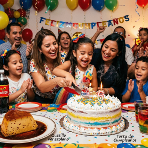 Así nació la tradición del cumpleaños en Venezuela: «…con los pañales que te di»