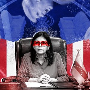Delcy quiso limpiar su imagen, pero terminó hundida por el tutelaje de EEUU
