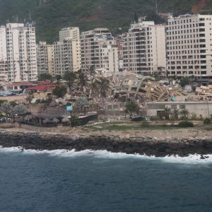El mapa satelital que muestra la magnitud de la destrucción en La Guaira, la zona más afectada por los terremotos