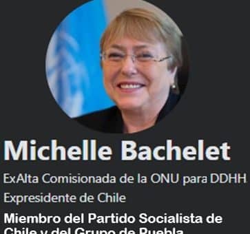 VETO A BACHELET. Detén la toma de control de las Naciones Unidas por parte del feminismo woke
