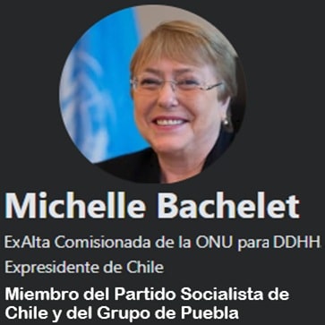 VETO A BACHELET. Detén la toma de control de las Naciones Unidas por parte del feminismo woke