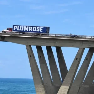 ¡Cédulas al piso! El camión de Plumrose en el Puente sobre el Lago que desató la nostalgia (+Video)
