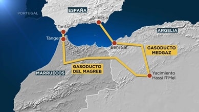 Conflicto político entre España y Marruecos. GASODUCTO MEDGAZ Y GASODUCTO MAGREB