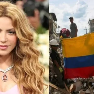 Shakira llega a la ciudad colombiana de Quibdó acompañada del filántropo Howard Buffett
